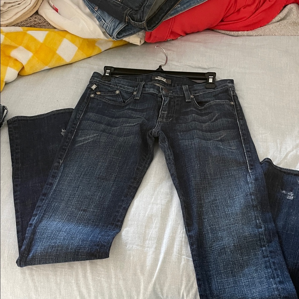 Rock & Republic Dark Indigo Straight Leg Jeans
